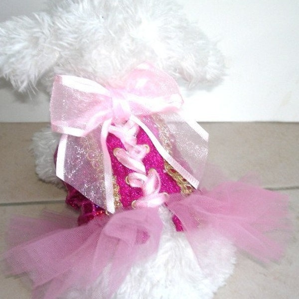 Doggie Corset TuTu Size XSmall