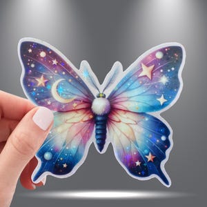 Butterfly Stickers Purple, Butterfly & Moth Stickers, Waterproof Sticker, Outdoors Aesthetic Stickers, Butterfly Sticker, Moth stickers