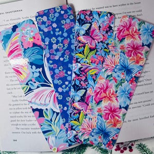 Summer Bookmarks - Handmade Bookmarks, Bookworm Gift, Gifts for Readers, Booktok, Bookish, Butterfly Bookmark, Aesthetic Flower Bookmark