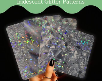 Iridescent Kindle Case Inserts | Kindle Insert Set | Kindle Aesthetic Accessories | Bookish Kindle Accessory | Sparkly Kindle Aesthetic