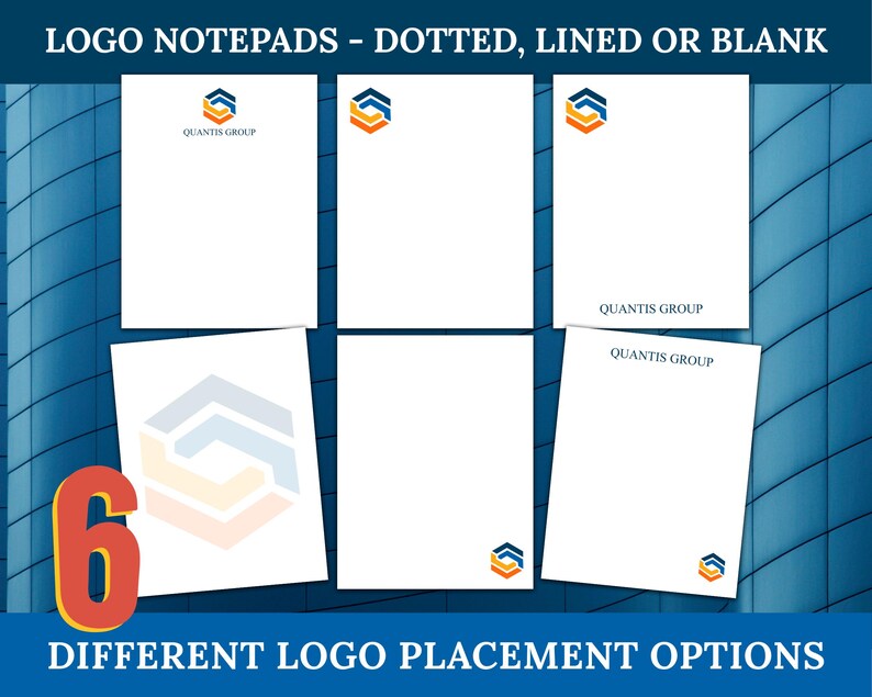 Custom Logo Notepad | Personalized Business Notepad | Branded ...