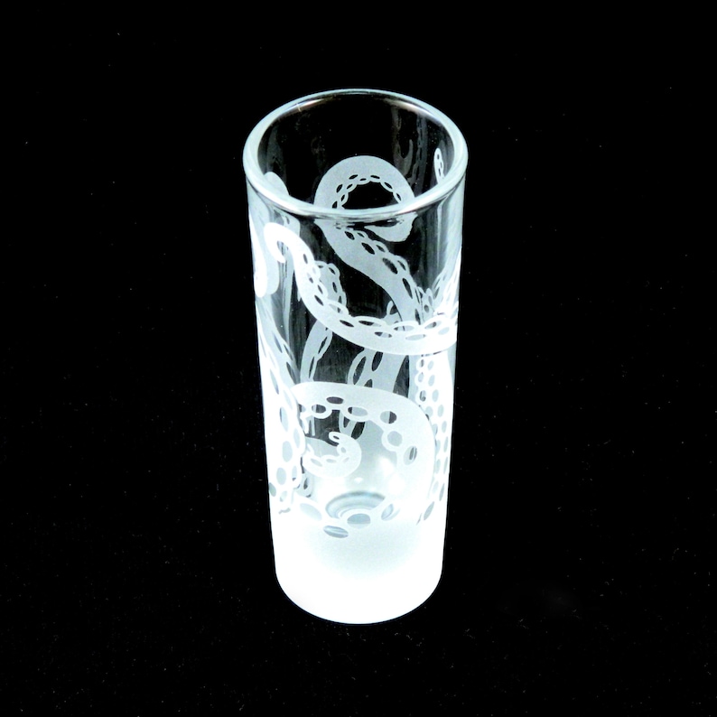 Octopus Shooter Glass Cthulhu Squid Kraken Cephalopod Lovecraft Tentacles Shot Glass Cordial Aperitif Digestif Barware 画像 4