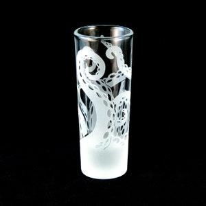 Octopus Shooter Glass Cthulhu Squid Kraken Cephalopod Lovecraft Tentacles Shot Glass Cordial Aperitif Digestif Barware 画像 5