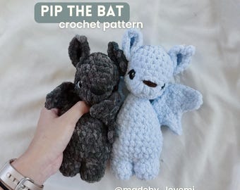 Pip the Bat Crochet PATTERN | Crochet Amigurumi Pattern | Crochet Bat Pattern