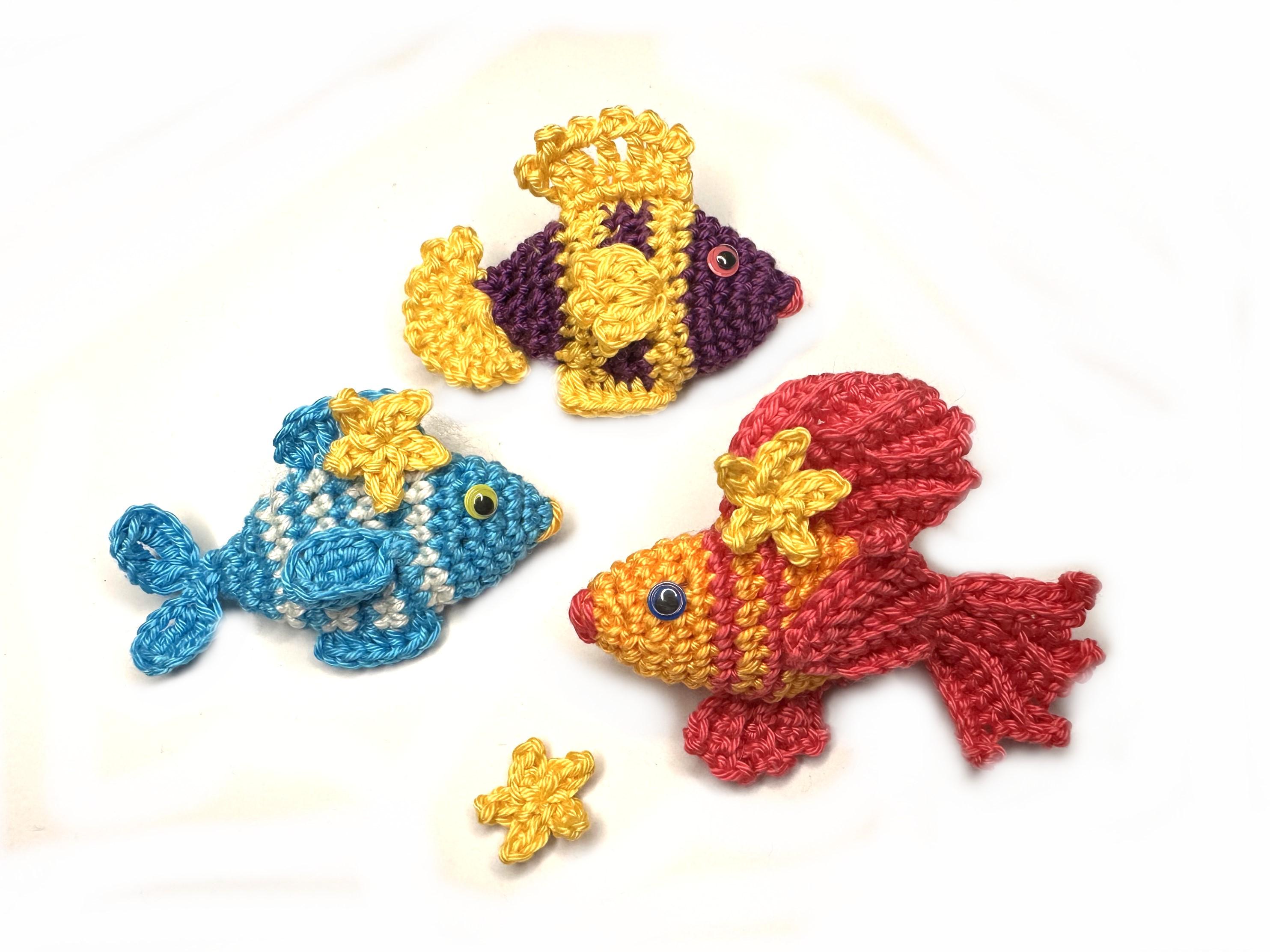 Aquarium Crochet Bundle Fish Pattern, Fishes Pattern US Version Instant ...