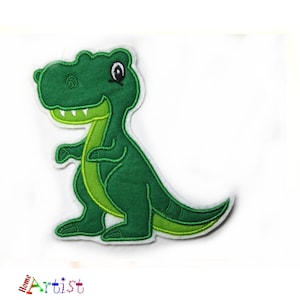 Felt Dinosaur Applique - T-Rex Patch - Iron On