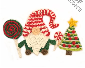 Weihnachten Wichtel Applikation Häkelanleitung: Winter Weihnachtsdekoration (PDF Download) ORIGINAL HOMEARTIST