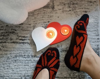 heart booties