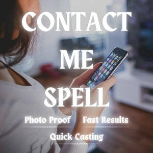 Contactez-moi Epeler | Demandez-leur de vous envoyer un SMS ou de vous appeler | Sort du message | Sort d'amour fort | Sort d'attraction | Rituel de contact | Le jour même