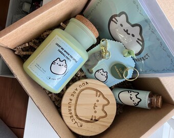 Cat lover/owner birthday, wedding, Thankyou gift box, can be sent directly to recipient with your message printed in the card.
