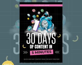 New Content Creator Guide / Plr Ebook / Ebook Template / Canva Editable eBook Template / Content Creator Guide Ebook / Course Canva Template