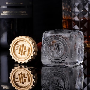 Los mejores regalos de cumpleaños, sellos de hielo personalizados y sellos de cubitos de hielo con logotipo para manualidades, regalo de verano perfecto para él, ideas de regalos para el Día del Padre