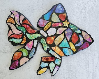 Goldfish fish Colorful Shapes™ Abstract Art by BPWaters