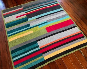 Crib Quilt - Mid-Century Modern