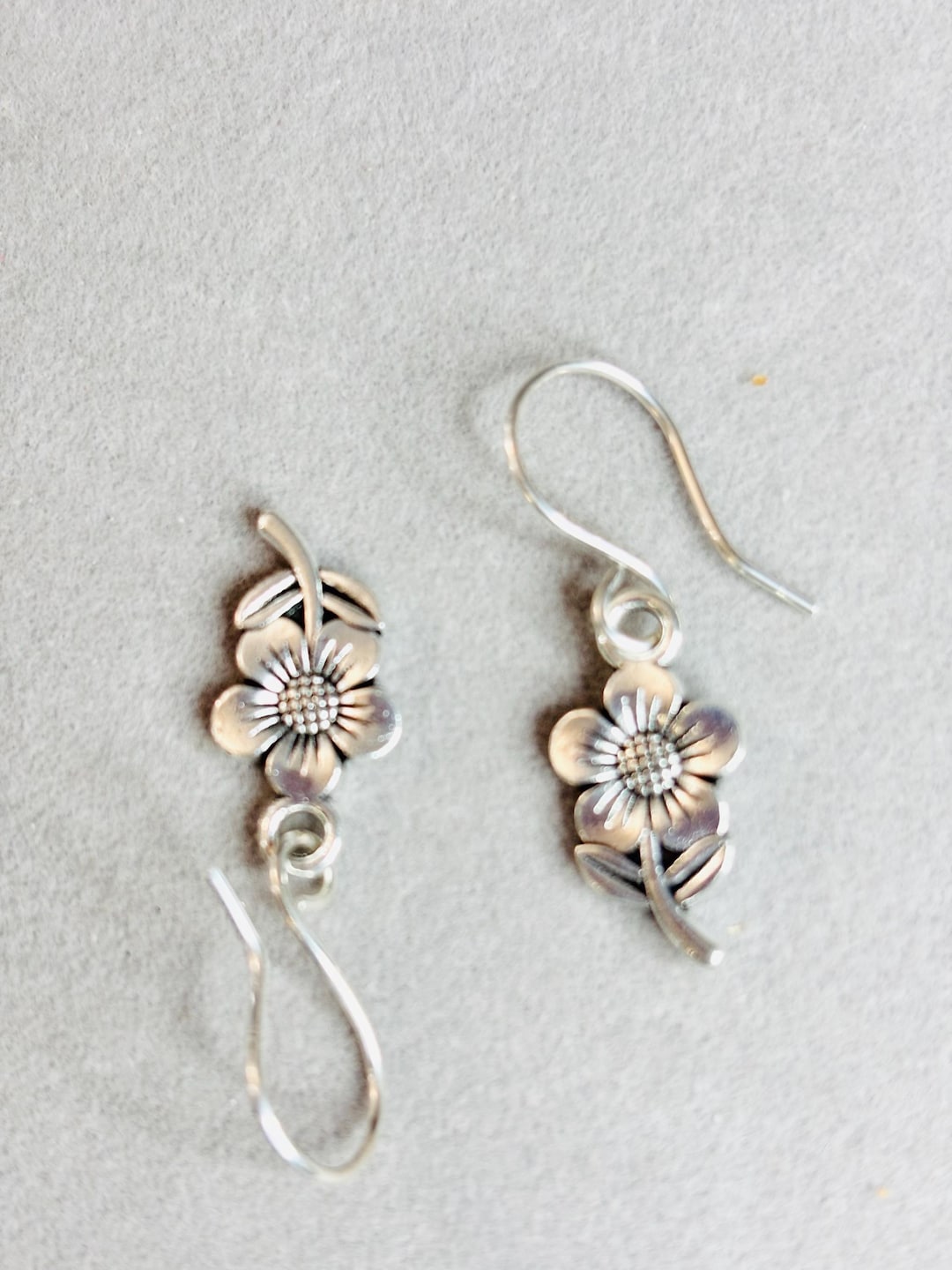 Fleur Drop Earrings - silver main image 0