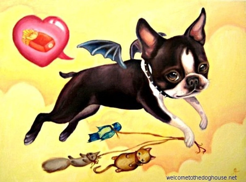 Boston Terrier estampes image 1