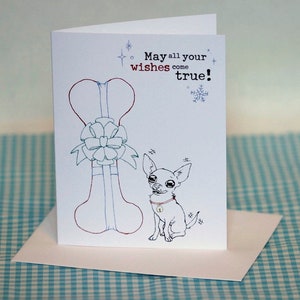 Chihuahua Holiday Greeting Card image 1