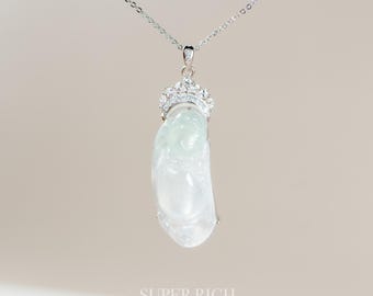 彫刻された翡翠仏ペンダント | S925シルバー、CZマウント - Etsy 日本
