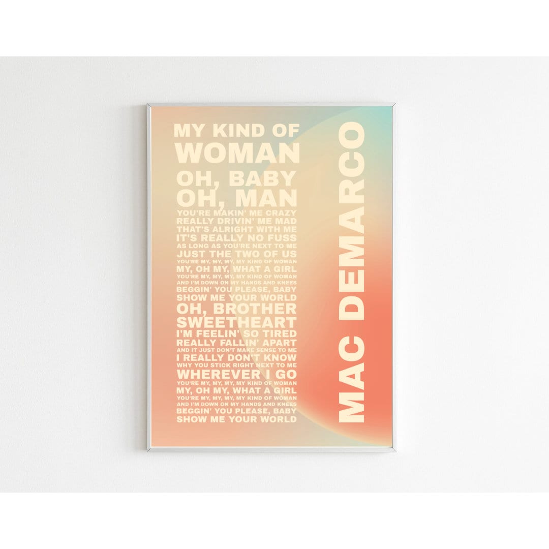 mac-demarco-poster-my-kind-of-woman-with-lyrics-etsy