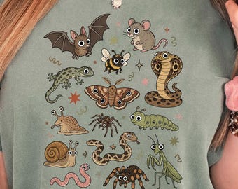 Be not Afraid, Love The Unloved Comfort Colors Shirt, Cute Weird Animal, Retro Entomology, Science Nerd , Bug Lover Gift, Biology Teacher