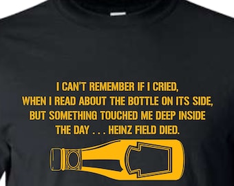 The Day Heinz Field Died Tee Don&#39;t be a Jagoff Yinzer T Shirt Yinz tshirt Pittsburgh Shirt Pittsburghese top Iron city