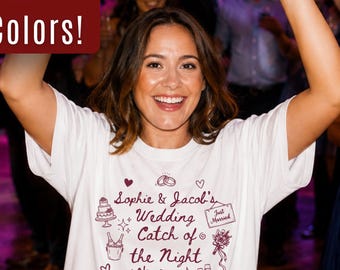 Wedding Toss Shirt, Personalized Wedding Party Gifts Bridal Party Favors Newlywed Gift Matching Bride To Be Shirt