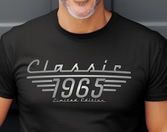 60th Birthday Shirt, Born in 1964 Classic Car Lover, Limited Edition Dad Birthday Gift T Shirt, Grandpa Turning Sixty, man birthday gift
