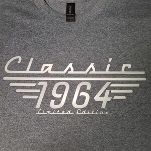 70th Birthday Shirt, Born in 1955 Classic Car Lover, Limited Edition Dad Birthday Gift T Shirt, Grandpa Turning Seventy, man birthday gift zdjęcie 3