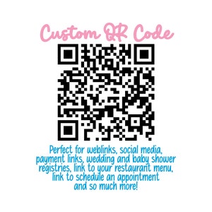 Aangepaste QR-code downloaden, babyregister, trouwregister, sociale media, website, RSVP feest, bewaar deze datum, svg, png, downloadbaar