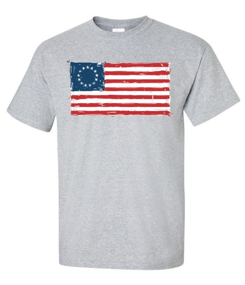 betsy ross flag t shirt