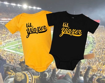 Lil Yinzer infant baby bodysuit Don't be a Jagoff T shirt Yinzer Yinz Pittsburgh Shirt It's a Burg thing Pittsburghese top PIttsburgher