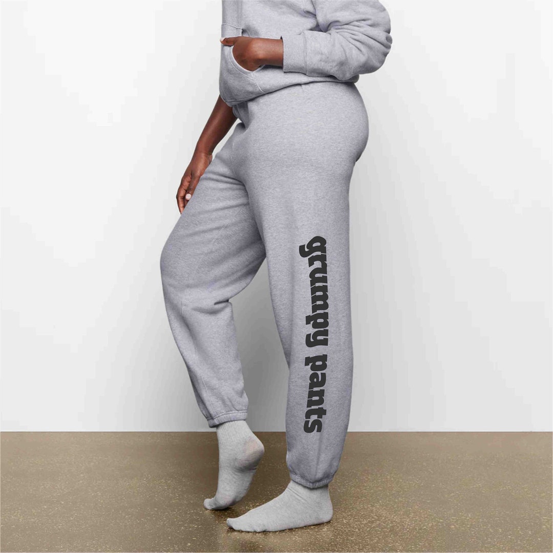 Grumpy Pants Sweatpants Bad Mood Sweats Stay Away Dorm Clothes Dont