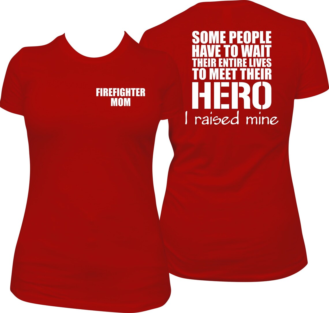 Firefighter Mom Shirt Firefighter Mom T Firefighter Mom Etsy