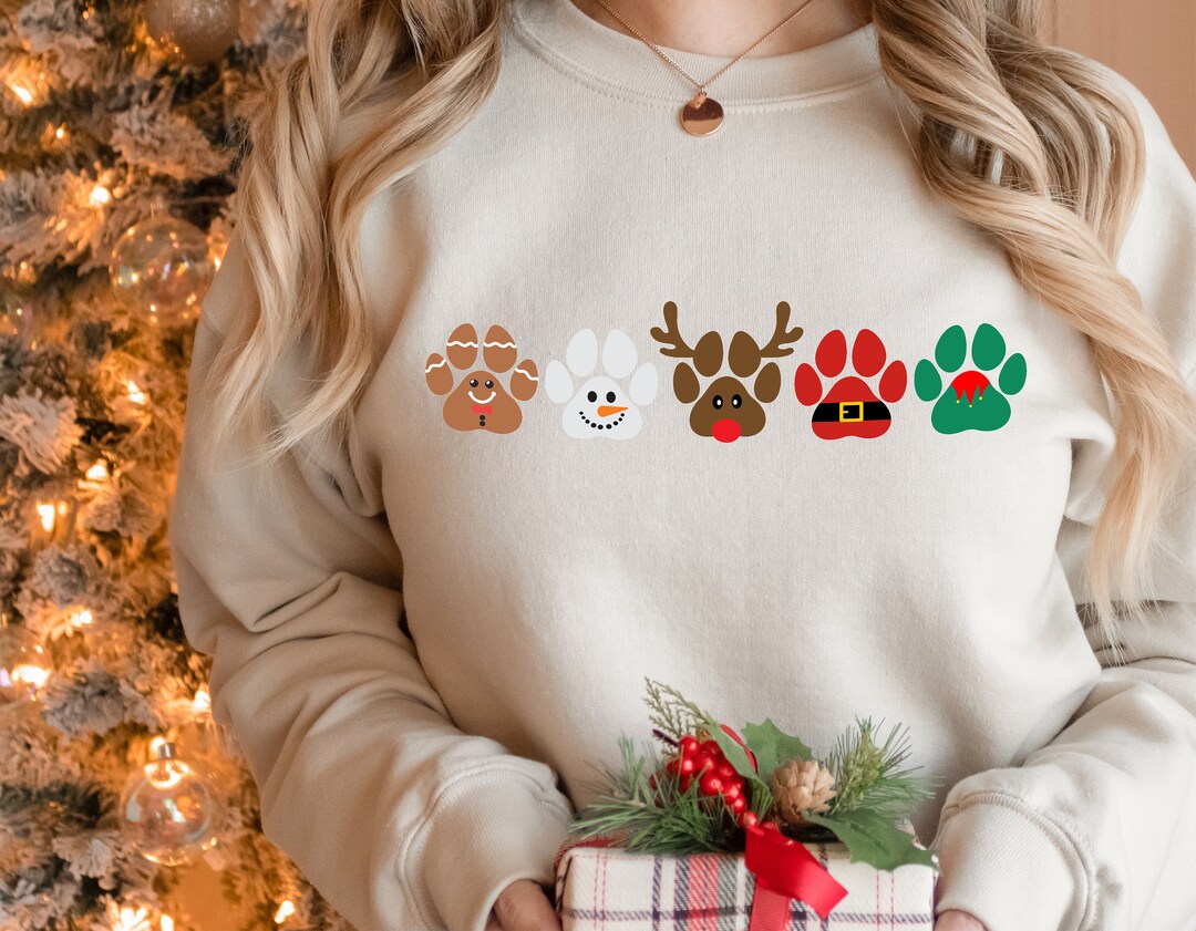 Christmas Elk Bowknot Light Letters Print Hoodie Dog And Owner Matching Outfits main image 1