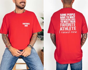 Football Dad Shirt, Football dad Tee Football Dad T Shirt, football apparel, football dad gift, gift for dad, christmas gift fathers day