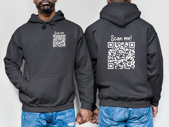 Fuck You QR Code Sweatshirt Hoodie, Fuck off QR Code Sweater