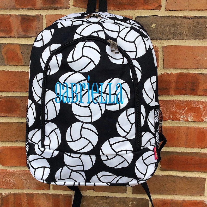 Volleyball Backpack Volleyball Bag Personalized Backpack Etsy