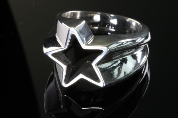 Handmade Cavallo Fine Jewelry sterling silver  star ring #2