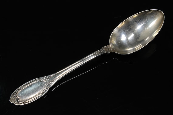Vintage set of 8 Buccellati Empire-Impero  sterling silver 6 1/8" spoons, tableware, dinnerware, elegant dining