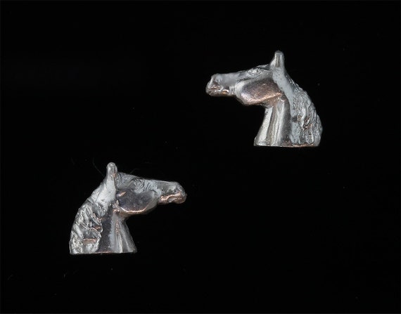 Sterling Silver Warmblood Stud Earrings by Cavallo Fine Jewelry