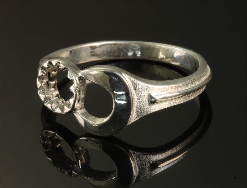 Handmade Sterling Silver Wrench Ring by Cavallo Fine Jewelry Etsy