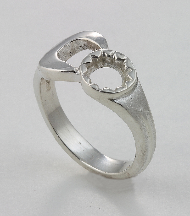 Handmade Sterling Silver Wrench Ring by Cavallo Fine Jewelry Etsy
