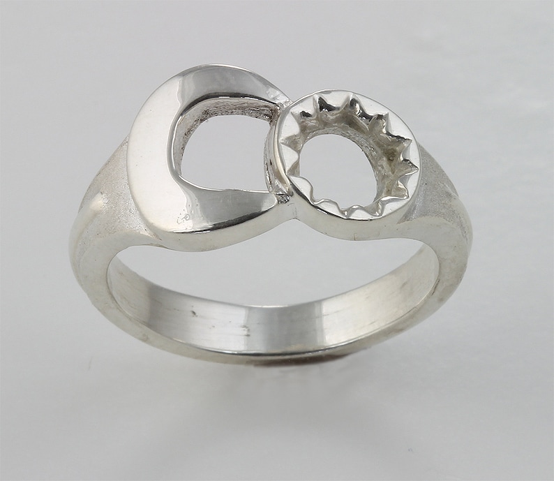 Handmade Sterling Silver Wrench Ring by Cavallo Fine Jewelry Etsy