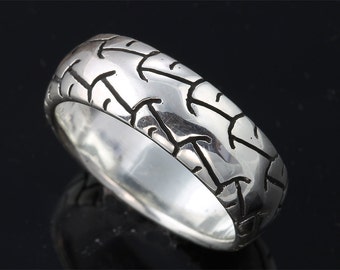Sterling Silver Motorcycle Wheel Ring by Cavallo Fine Jewelry