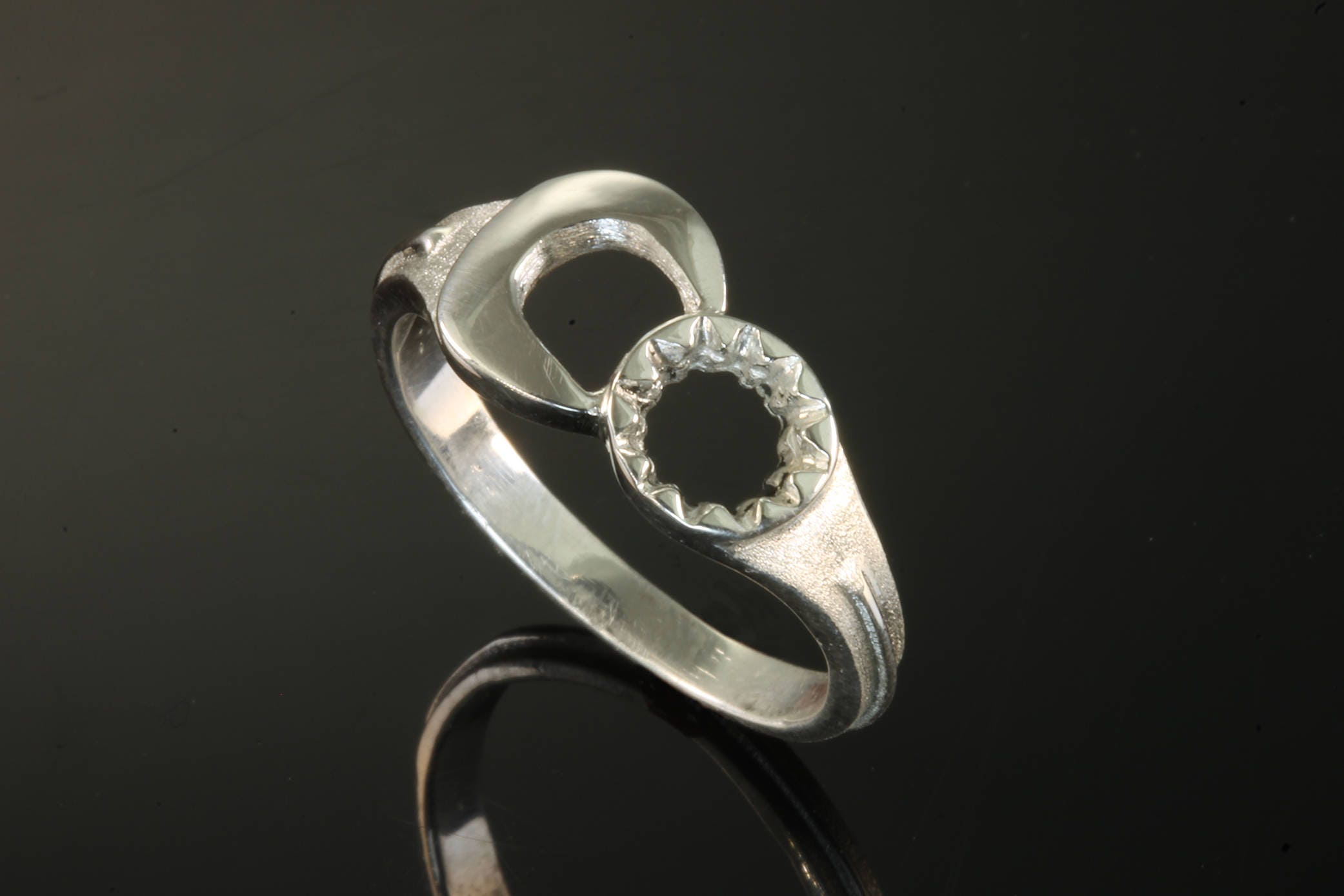 Handmade Sterling Silver Wrench Ring by Cavallo Fine Jewelry