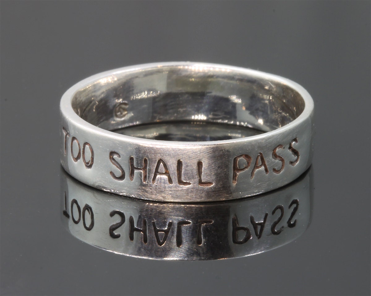 This Too Shall Pass Gold & Silver Ring – The Peace Of God®