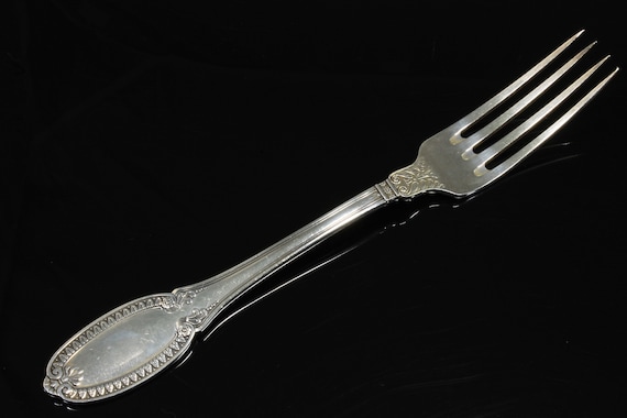 Vintage set of 8 Buccellati Empire-Impero  sterling silver 8 7/8" forks, tableware, dinnerware, elegant dining, silverware