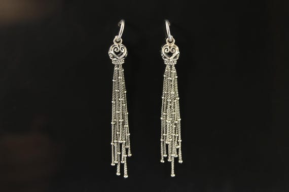 Pandora tassel earrings discount
