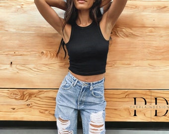Women's Sleeveless Tops | Fitted Outfit | Comfortable Plain Streetwear