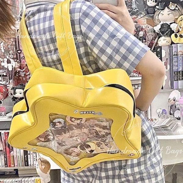 Kawaii Backpack, Ita Bag Wallet, Ita Bag Tote Bag, Cute Enamel Pin Bag, Chic Girl Backpack, Y2k Messenger Bag, Everyday Portable Backpack